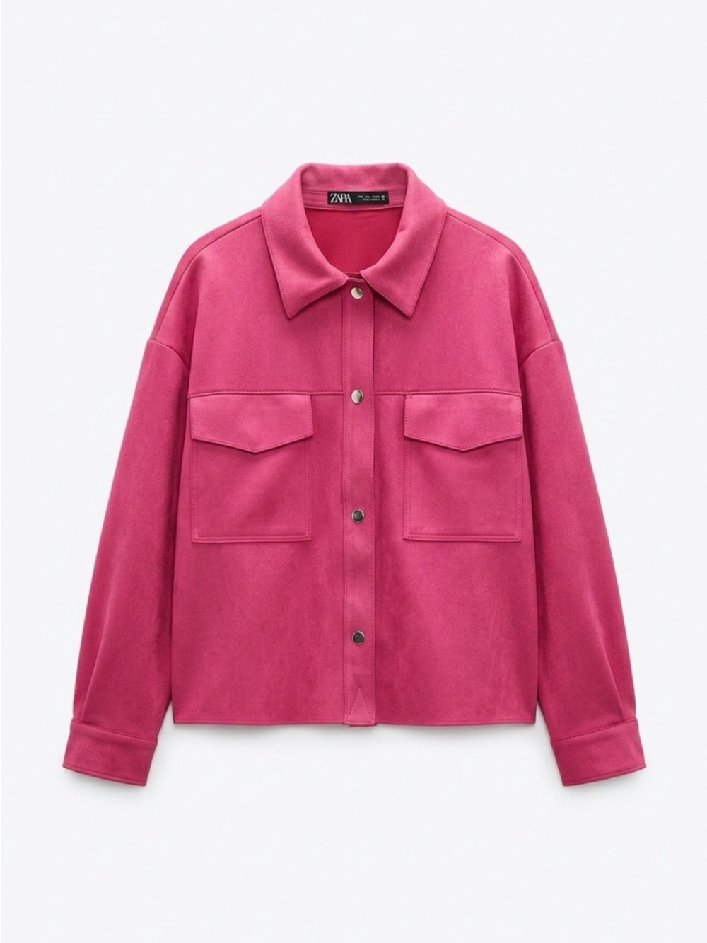 🌻ZARA Women’s Overshirt with Snap Front